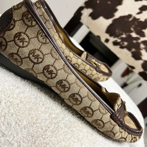Michael Kors Hamilton Monogram Jacquard Loafers - pre-owned - Picture 9 of 14